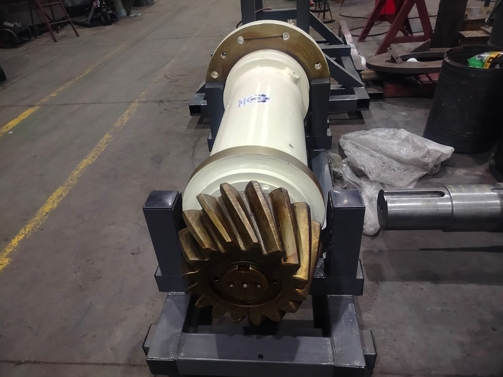Industrial workshop after professional support